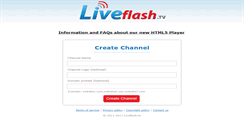 Desktop Screenshot of liveflash.tv
